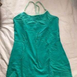 Lululemon Power Y tank in sea foam green size 8